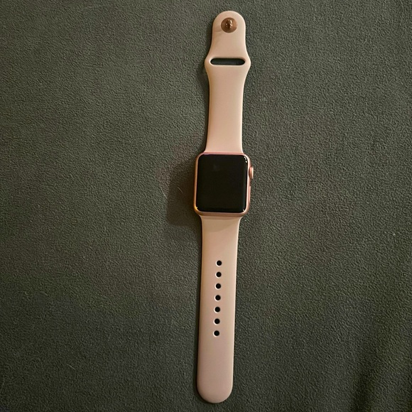 Apple Watch 7000 series. 38 mm. Purple watch band. - Picture 1 of 2